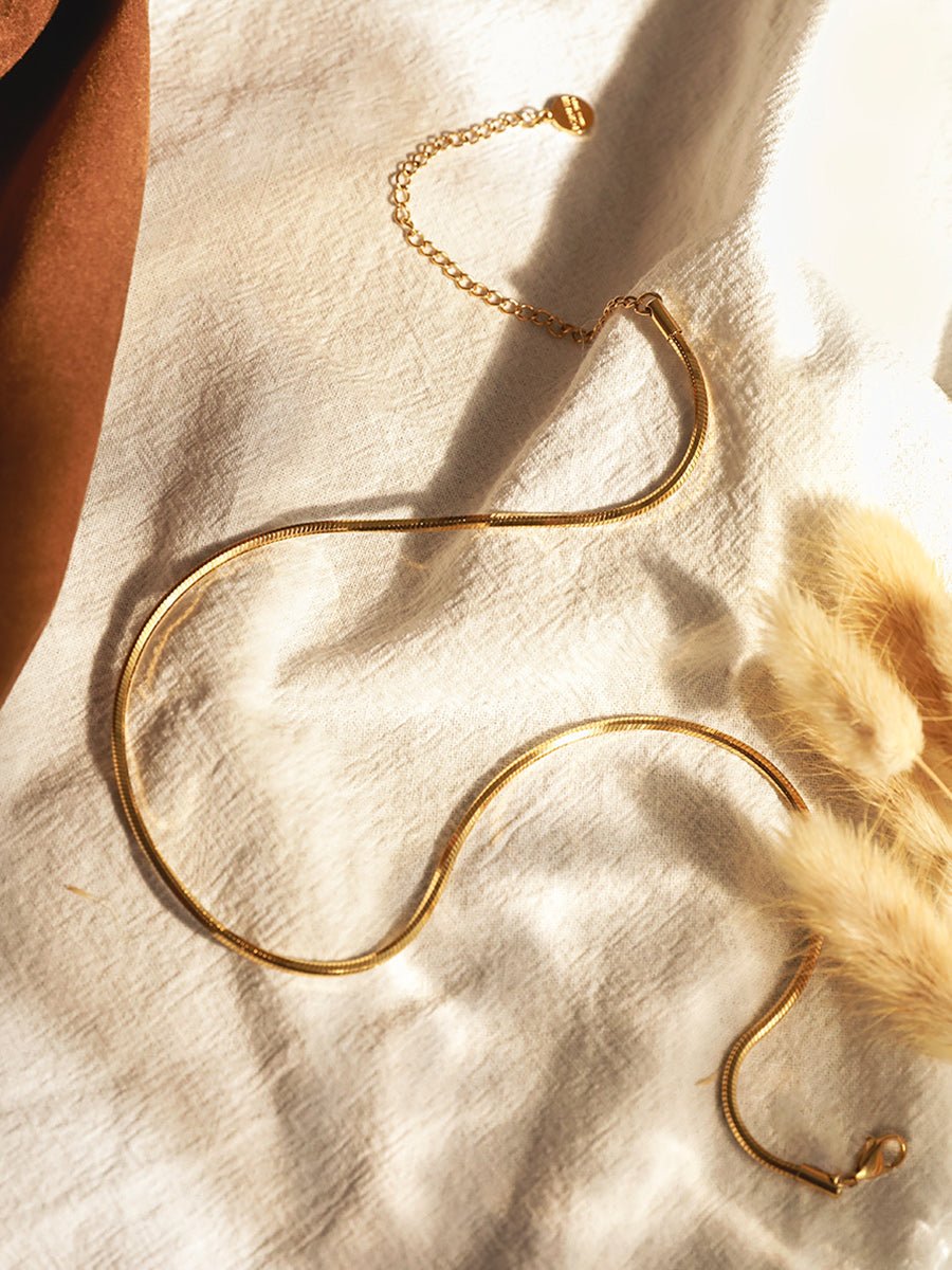 EmyriSerena Herringbone NecklaceEmyriNecklacesRosé