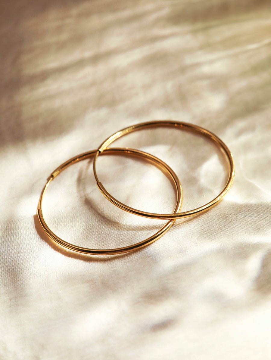 EmyriCaelis Round HoopsEmyriEarringsRosé