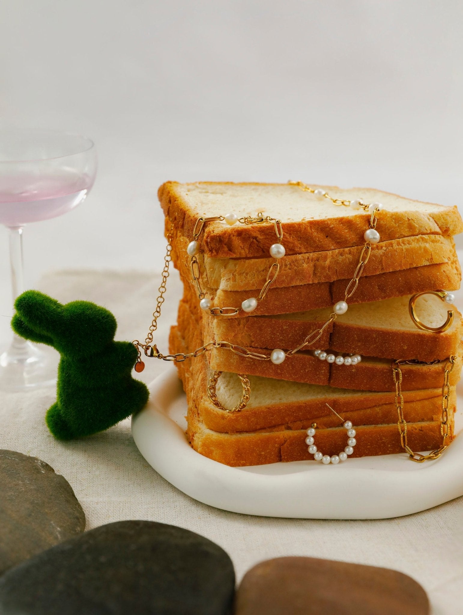 EmyriMira Pearl HoopsEmyriEarringsSilber