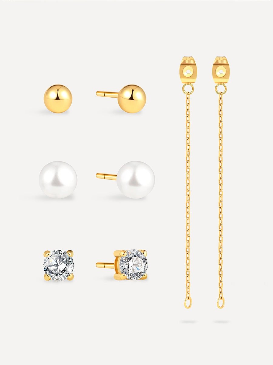 EmyriAelia Chain Stud SetEmyriEarringsGold