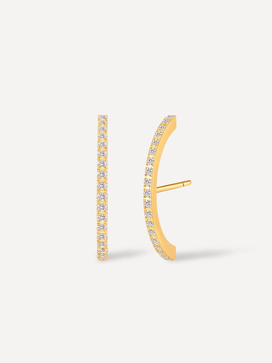 EmyriLinea Pavé StudsEmyriEarringsGold