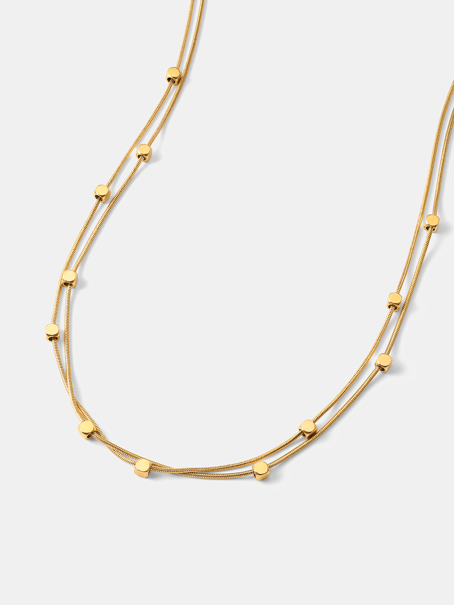 EmyriElowen Double Line NecklaceEmyriNecklacesGold