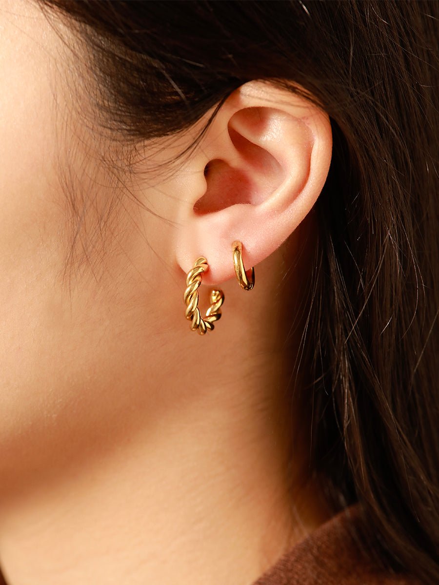 EmyriElowen Twist Hoop SetEmyriSetsSilber