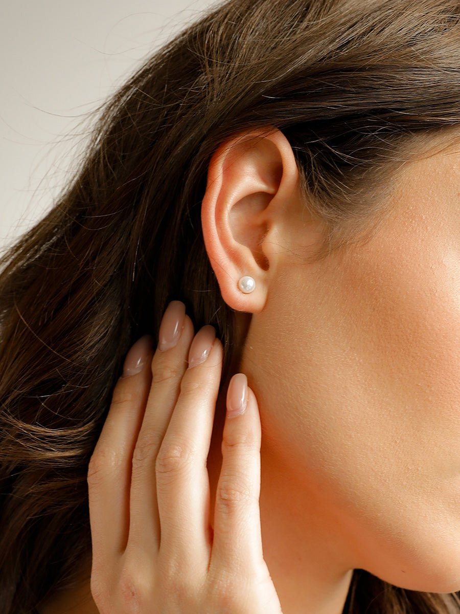 EmyriLume Pearl StudsEmyriEarringsRosé