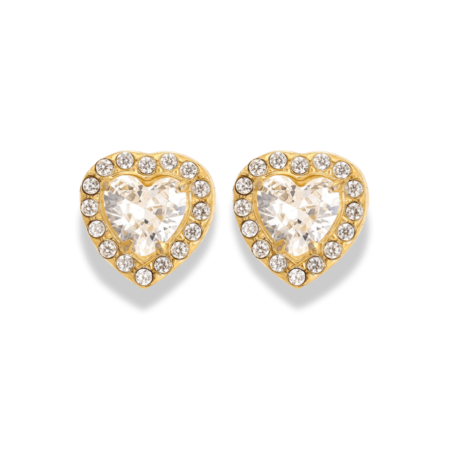 EmyriElara Heart StudsEmyriEarringsGold
