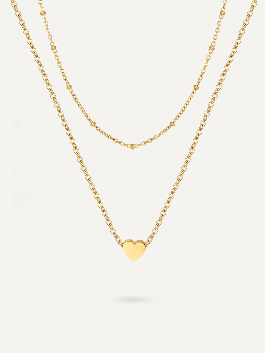 EmyriAmora Heart Layer NecklaceEmyriNecklacesGold