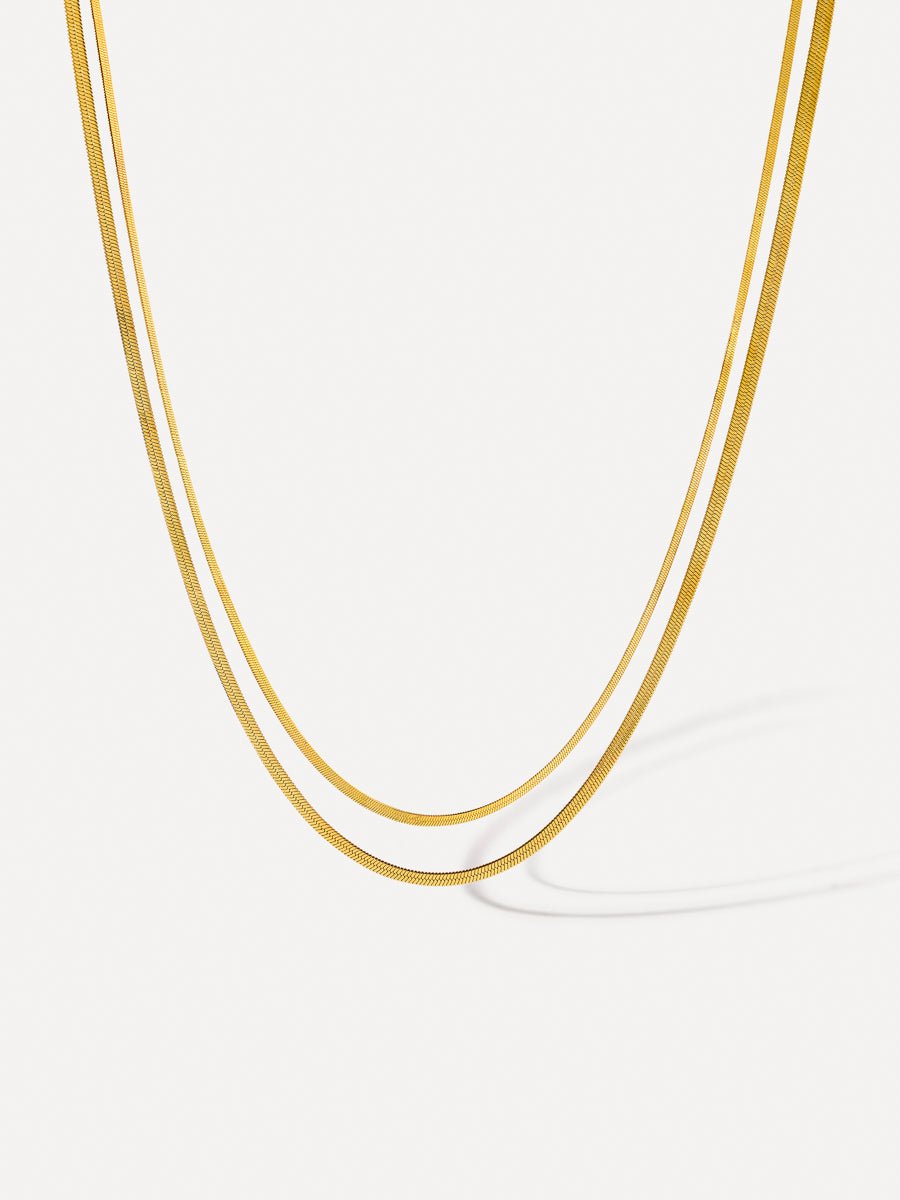 EmyriAurelia Double Snake NecklaceEmyriNecklacesGold