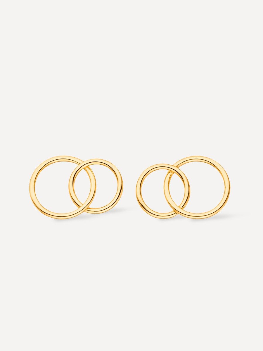 EmyriElara Circle StudsEmyriEarringsGold