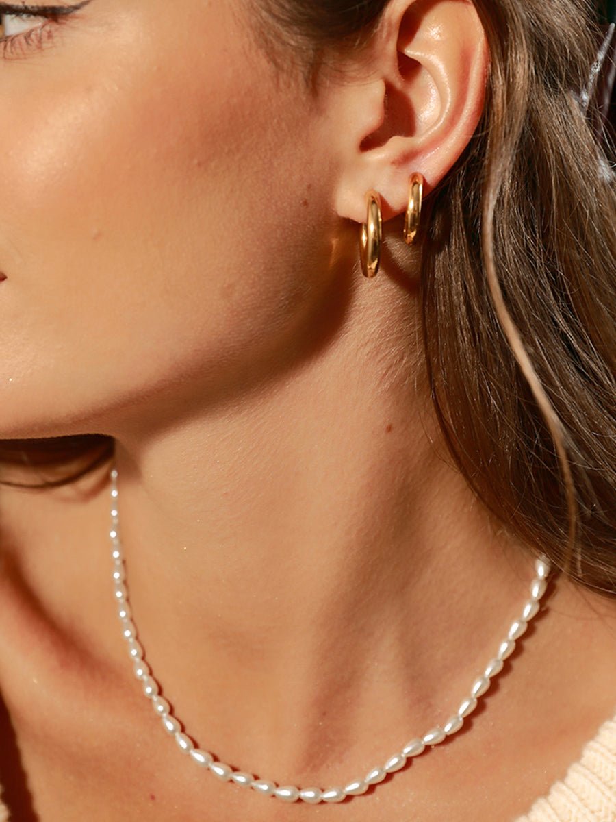 EmyriLume Classic HoopsEmyriEarringsGold