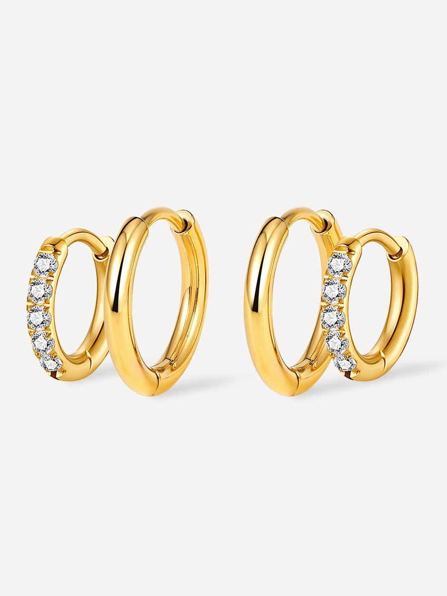 EmyriLume Sparkle Hoops SetEmyriEarringsGold
