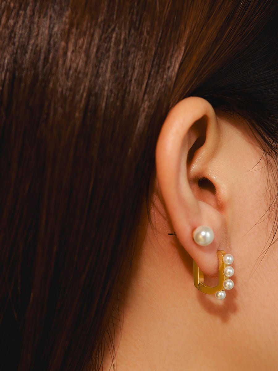 EmyriLume Pearl StudsEmyriEarringsRosé