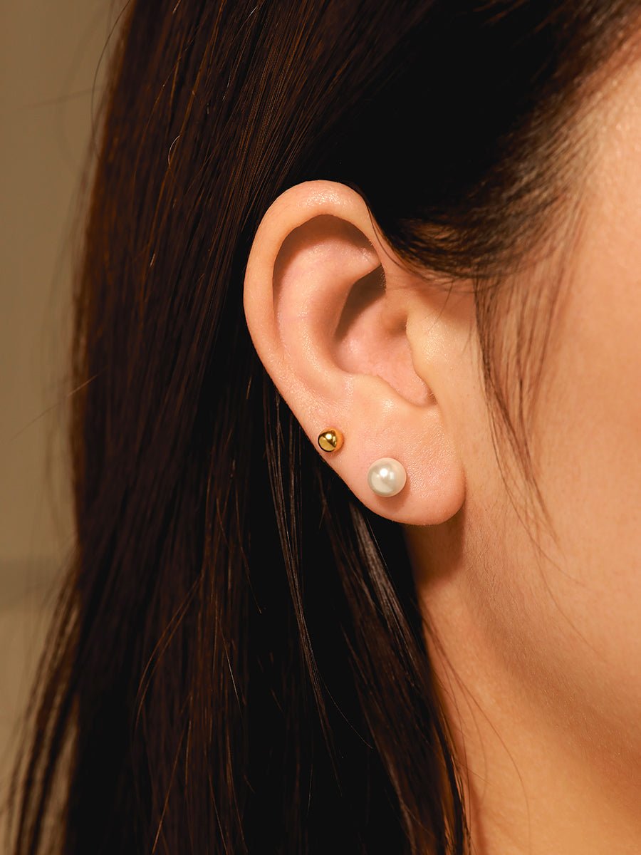 EmyriLume Pearl StudsEmyriEarringsRosé