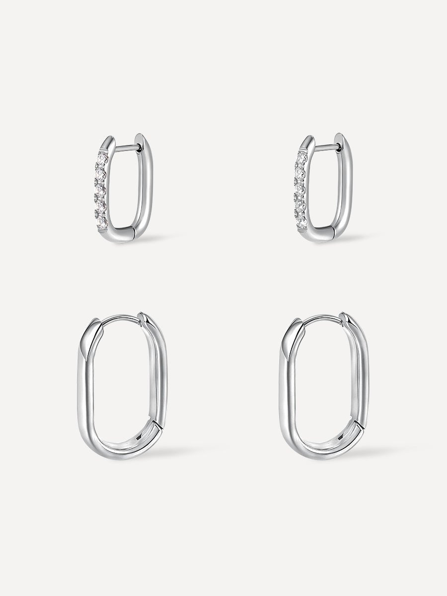 EmyriArdena Dual Hoop SetEmyriSetsSilber