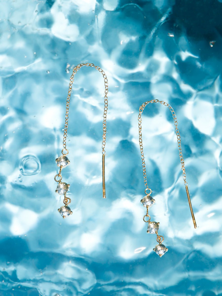 EmyriSeren Drop ThreadsEmyriEarringsGold