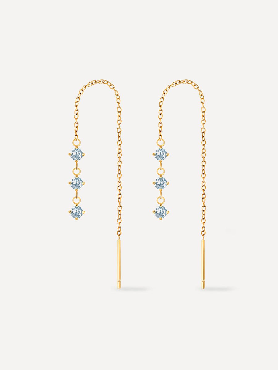 EmyriSeren Drop ThreadsEmyriEarringsGold