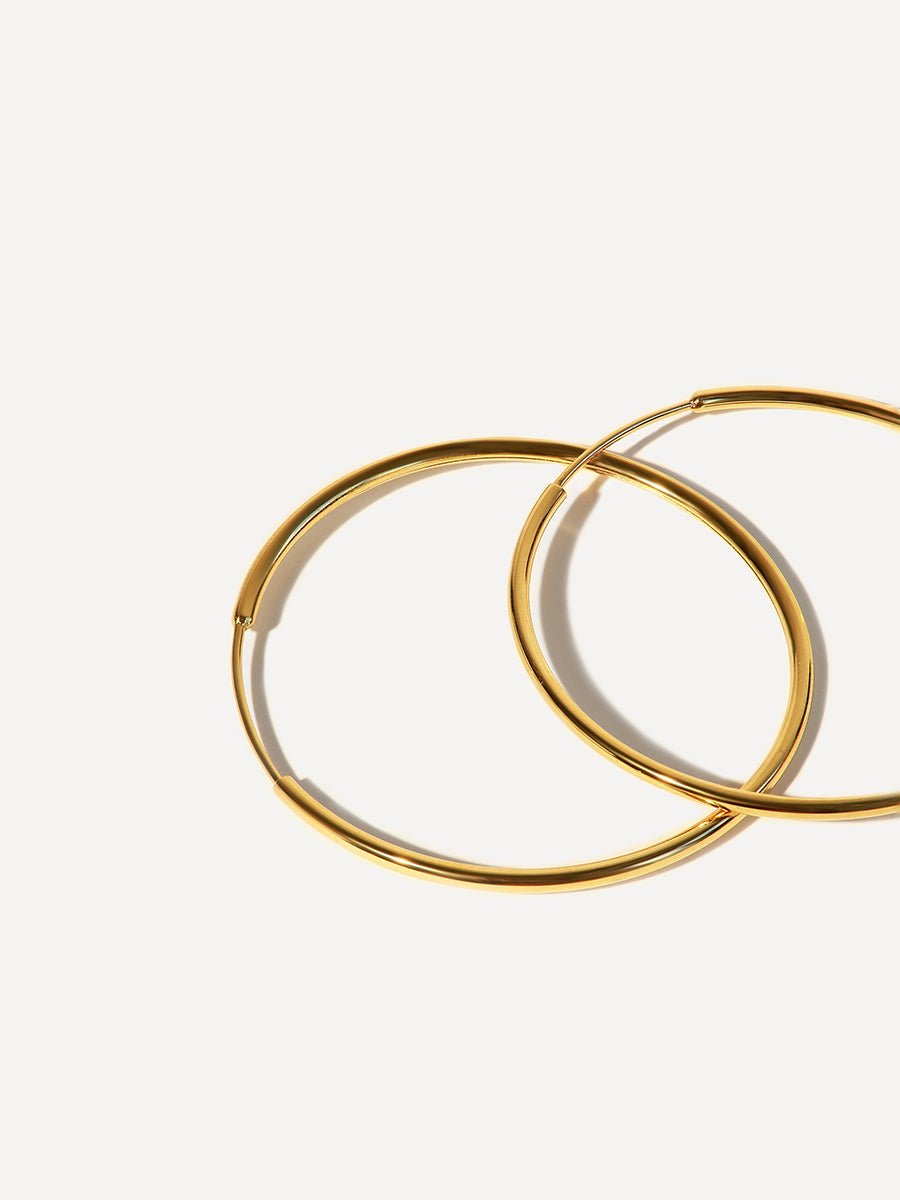 EmyriCaelis Round HoopsEmyriEarringsRosé