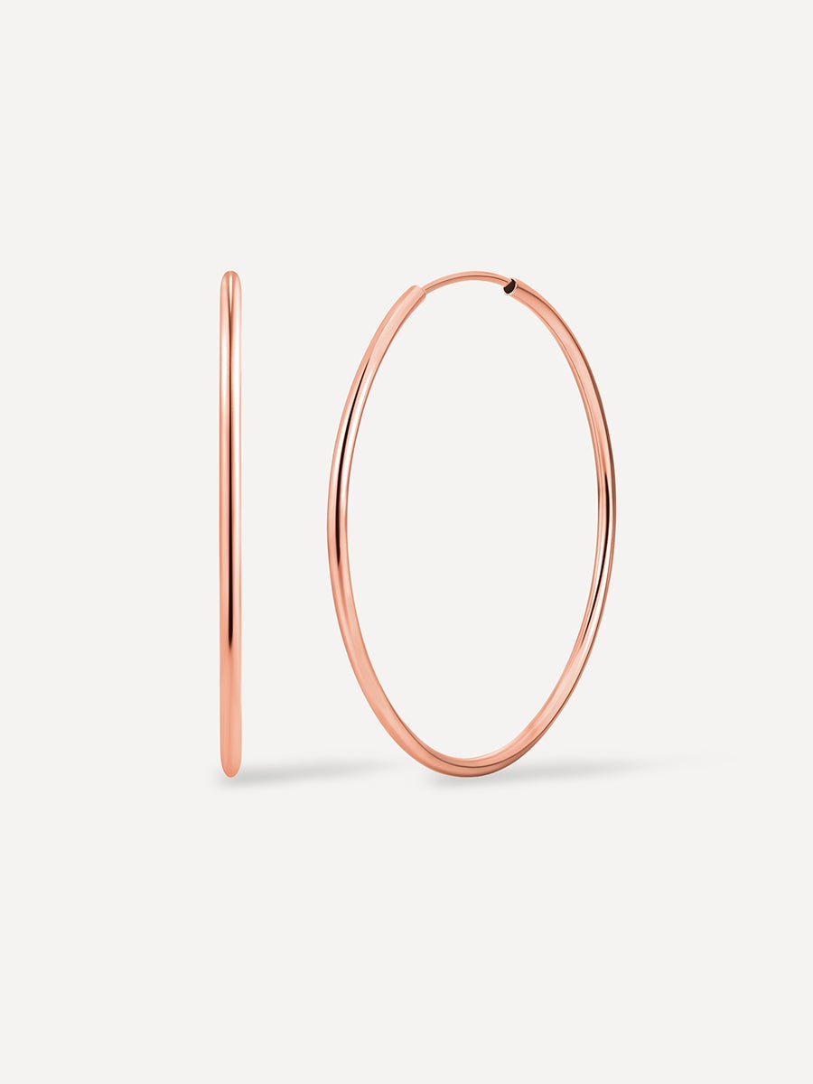 EmyriCaelis Round HoopsEmyriEarringsRosé