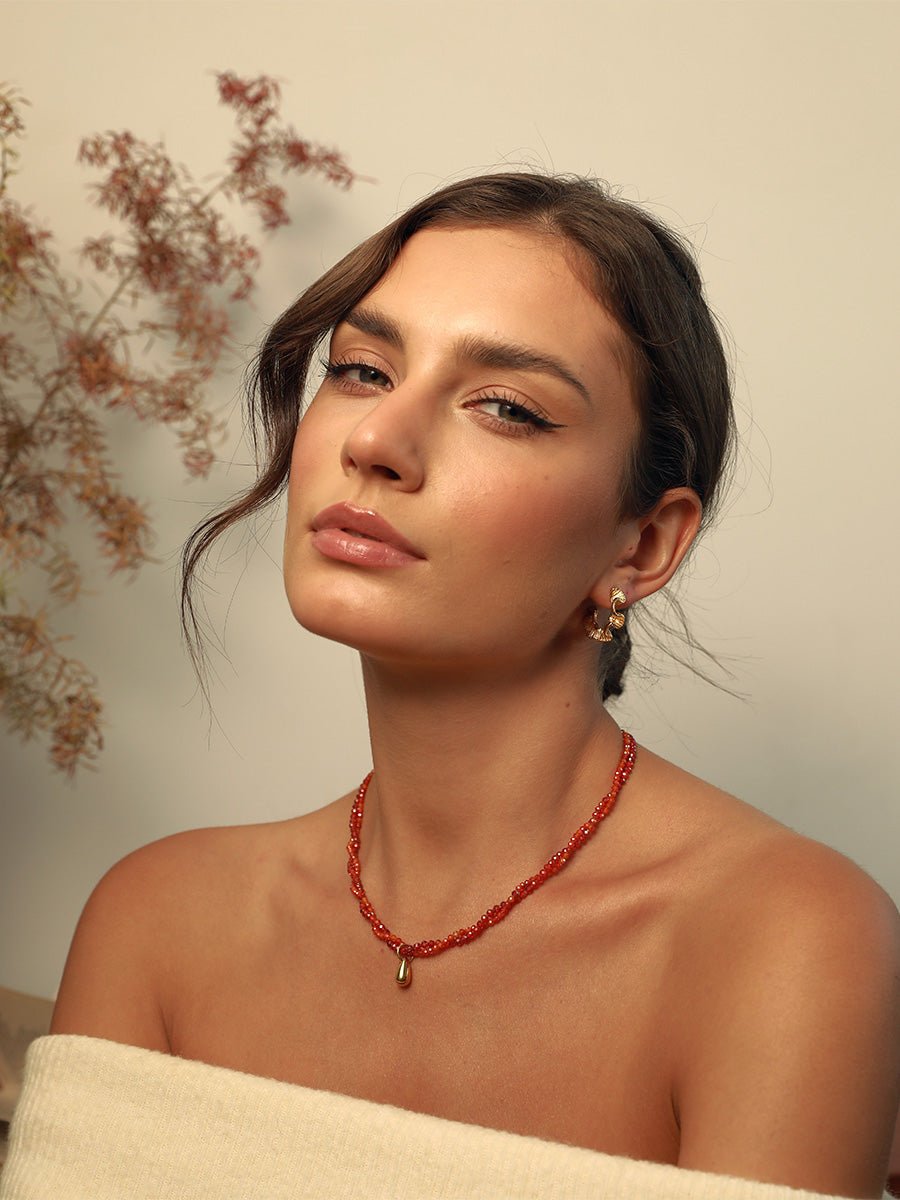 EmyriRhea Sculpted HoopsEmyriEarringsGold