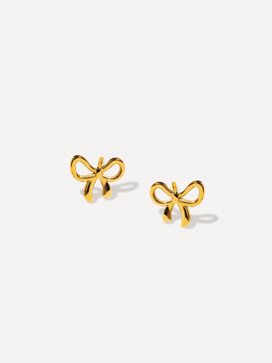 EmyriLia Bow StudsEmyriEarringsGold
