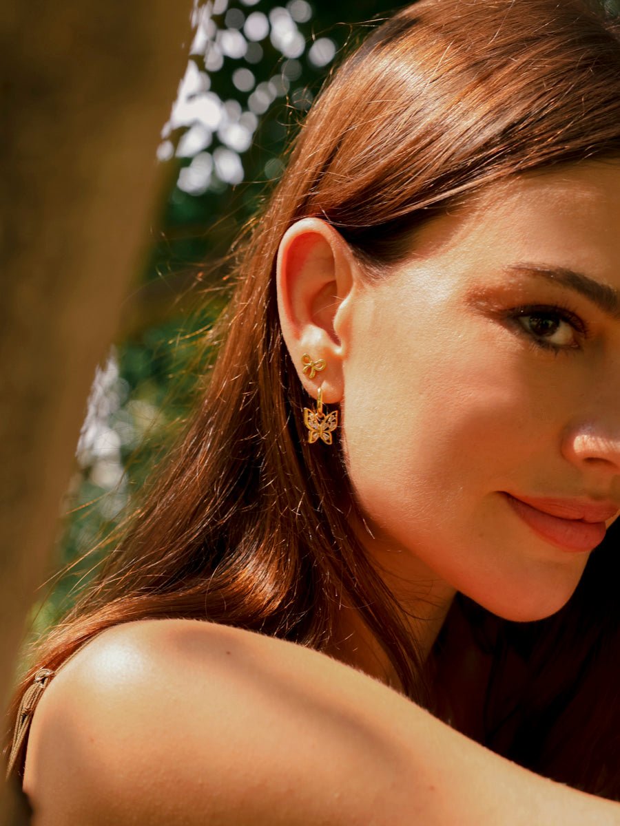 EmyriLia Bow StudsEmyriEarringsRosé