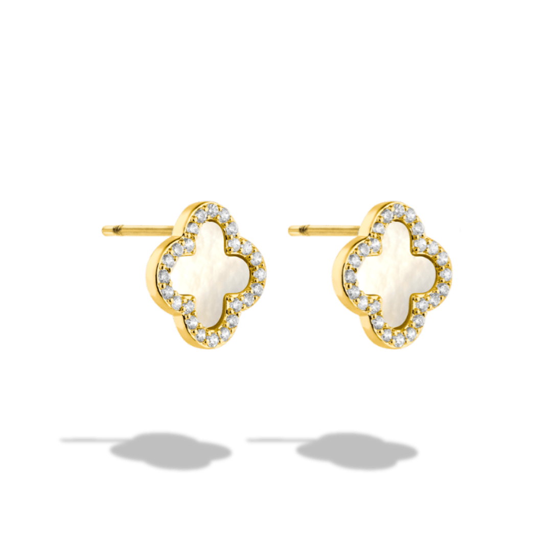 EmyriLiora Clover StudsEmyriEarringsGold