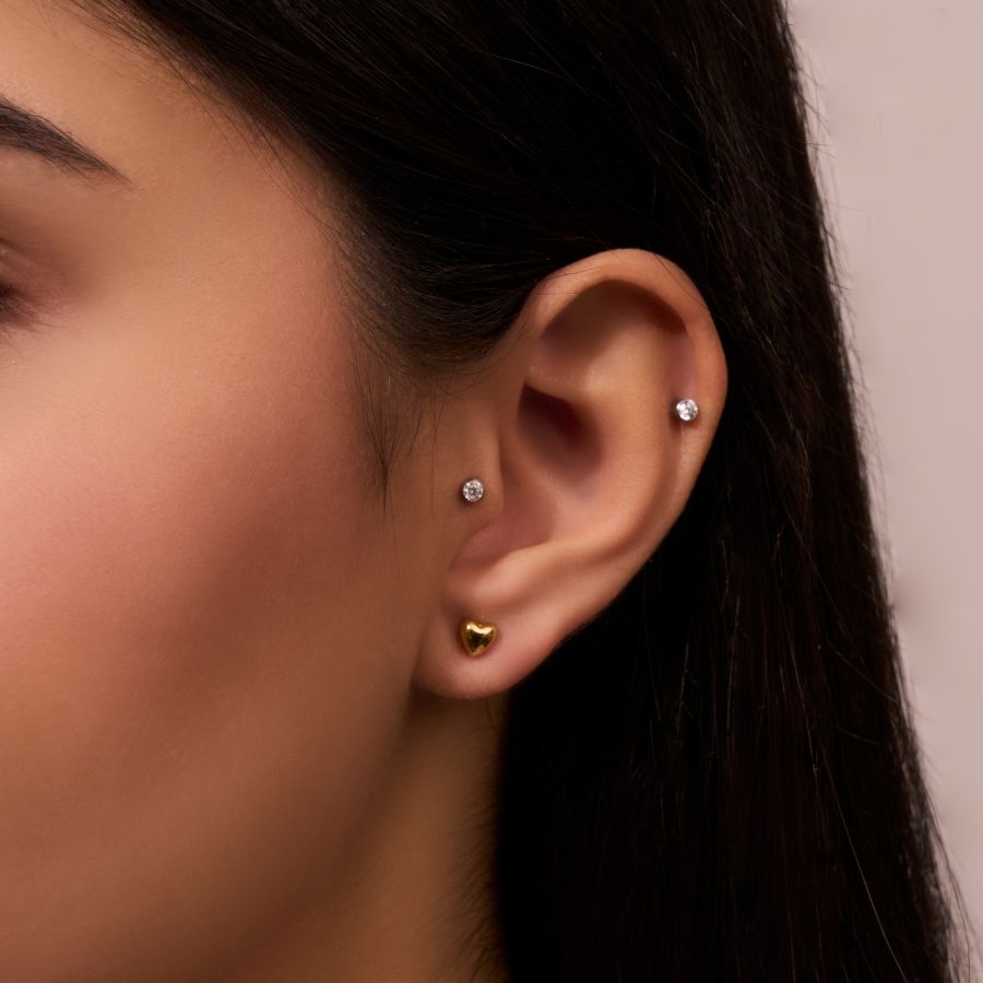 EmyriLume Heart EarringsEmyriEarringsGold